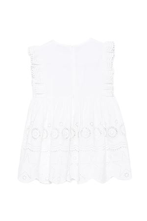 Top con maniche a volant e ricami in stile inglese STELLA McCARTNEY KIDS | TY5B32Z3459100